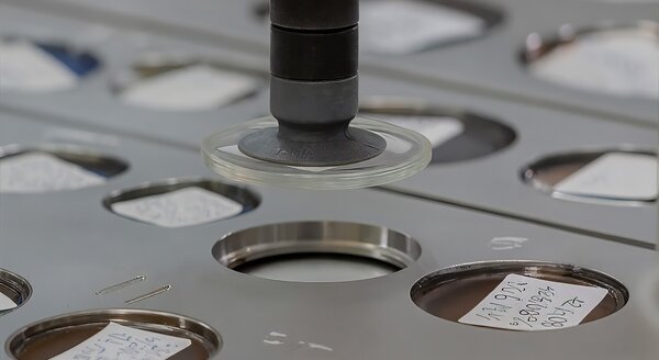 Untersuchungsvorbereitung für Ringversuche in der Röntgenfluoreszenzanalytik | © CRB Analyse Service GmbH