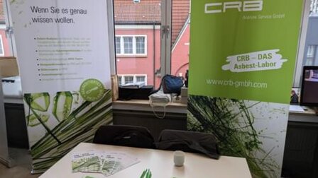 Stand de CRB en el Foro sobre el Amianto 2024 | © CRB Analyse Service GmbH