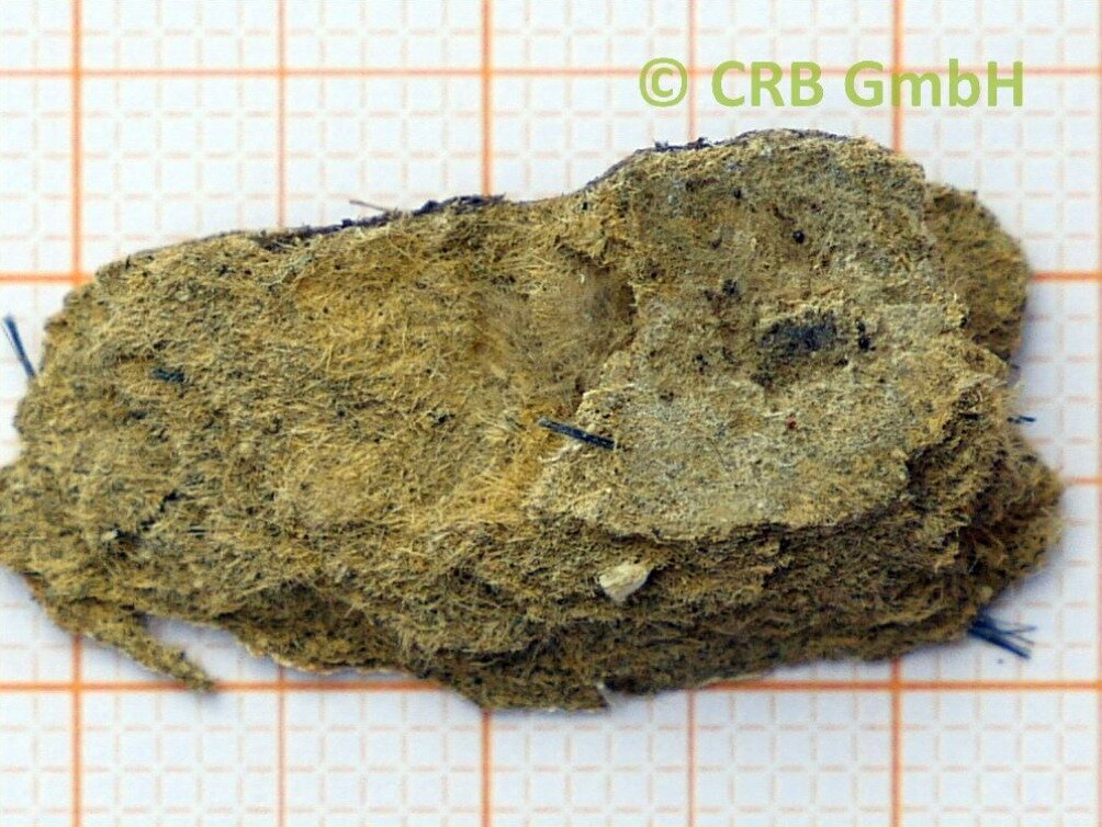 Asbestos analysis of mineral wool bearing insolation boards | © CRB Analyse Service GmbH