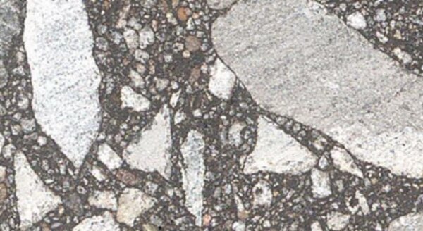 CRB GmbH | macroscopic  photo asphalt drill core | © CRB Analyse Service GmbH