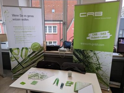 CRB-Stand auf dem Asbest-Forum 2024 | © CRB Analyse Service GmbH