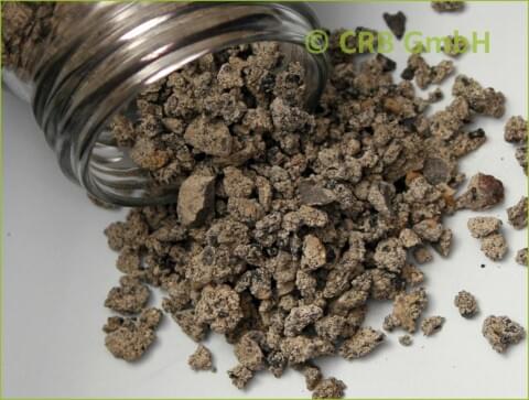 xrf-analysis of briquette | © CRB Analyse Service GmbH xrf-analysis of briquette | © CRB Analyse Service GmbH