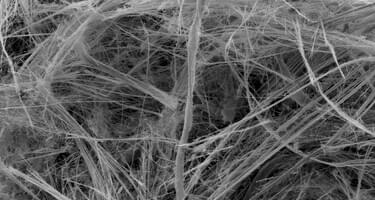 SEM-picture of amphibole asbestos, krokydolite | Â© CRB Analyse Service GmbH