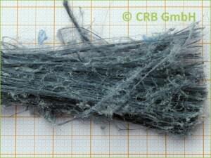 Crocidolite asbestos - image with approx. 55mm | © CRB Analyse Service GmbH