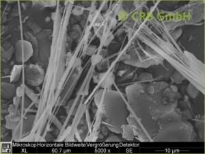 SEM-image tremolite | © CRB Analyse Service GmbH