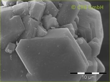 Cristallites en hydroxyde d’aluminium