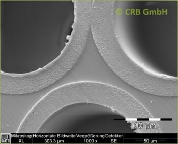 Filtre nucléopores pour la dialyse