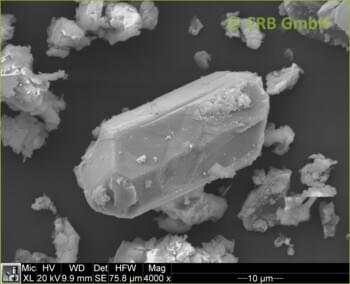 Cristal de quartz idiomorphe