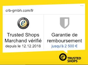 Notre atelier d'analyse d'amiante est certifié par Trusted Shops.