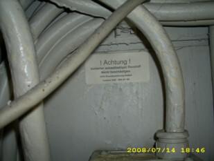 Asbesthaus - Emplacement : Armoire électrique | © 2019, CRB Analyse Service GmbH | © CRB Analyse Service GmbH
