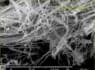SEM-picture of chrysotile asbestos in asbestos-cement, fibrous cement | © CRB Analyse Service GmbH