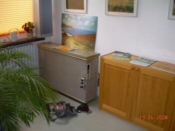 Asbesthaus - Fundstelle: Nachtspeicherofen | © 2019, CRB Analyse Service GmbH