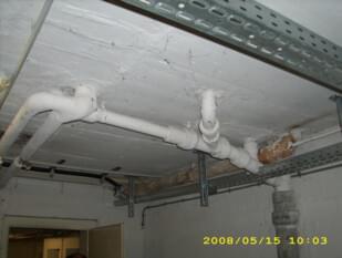 Asbesthaus - Site: Asbestos cement pipes | © 2019, CRB Analyse Service GmbH | © CRB Analyse Service GmbH
