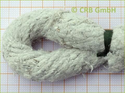 Asbestos analysis of cords | © CRB Analyse Service GmbH Asbestos analysis of cords | © CRB Analyse Service GmbH