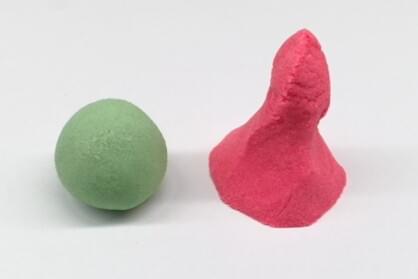 Asbest-Test von kinetischem Sand