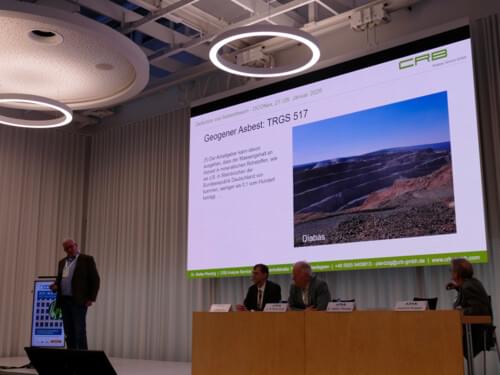 DCONex 2026: Ponencia de CRB sobre el amianto geogénico