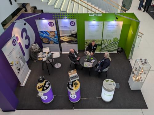 DCONex 2026: Stand informativo de CRB e i3 Membrane